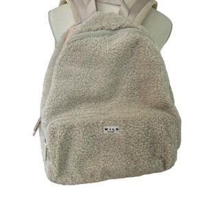 Wilo The Label Sherpa Backpack in Cream New Ready for Gifting